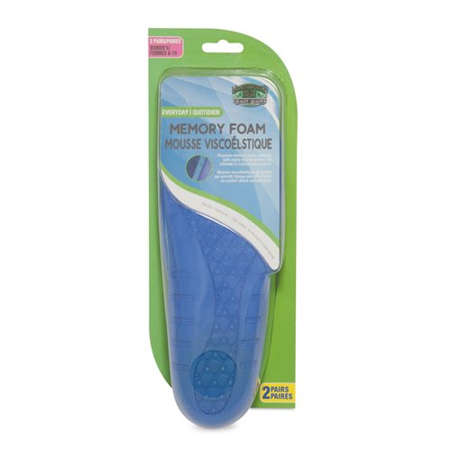 EVERYDAY MEMORY FOAM INSOLES 2 PACK